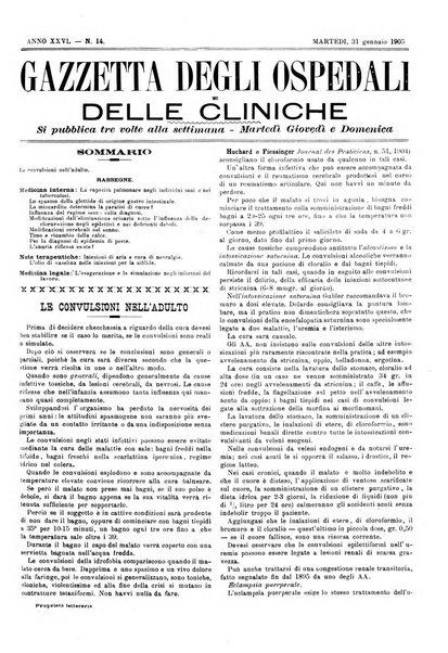 Gazzetta degli ospedali e delle cliniche