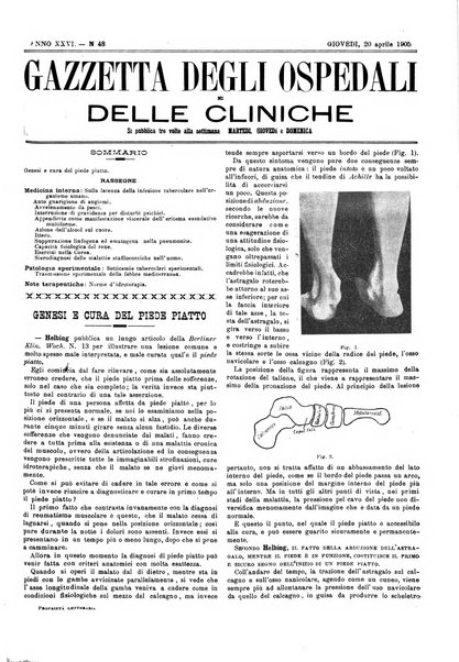 Gazzetta degli ospedali e delle cliniche