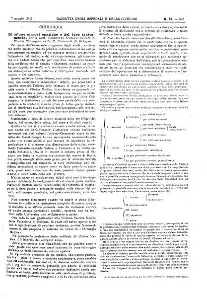 Gazzetta degli ospedali e delle cliniche