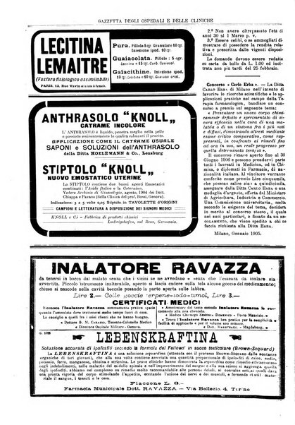 Gazzetta degli ospedali e delle cliniche