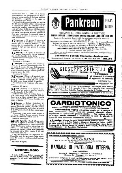 Gazzetta degli ospedali e delle cliniche