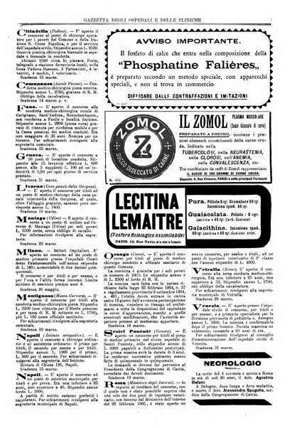 Gazzetta degli ospedali e delle cliniche