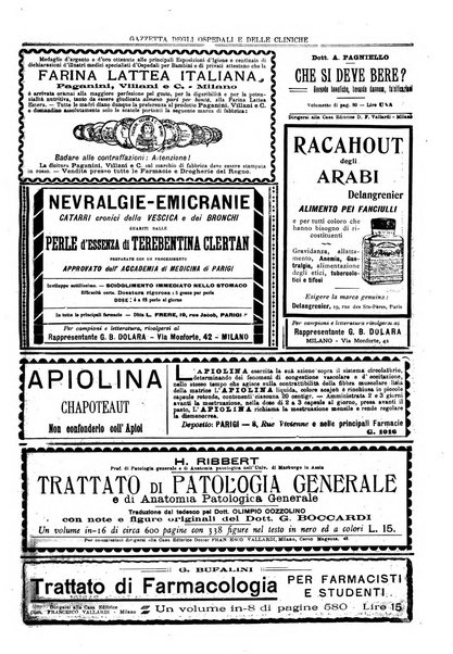 Gazzetta degli ospedali e delle cliniche