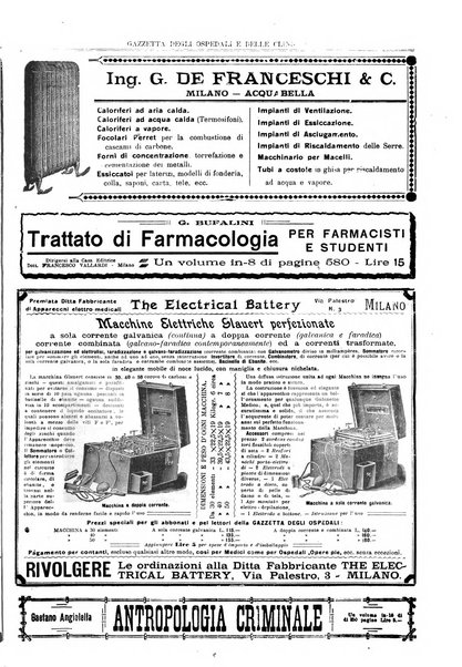 Gazzetta degli ospedali e delle cliniche