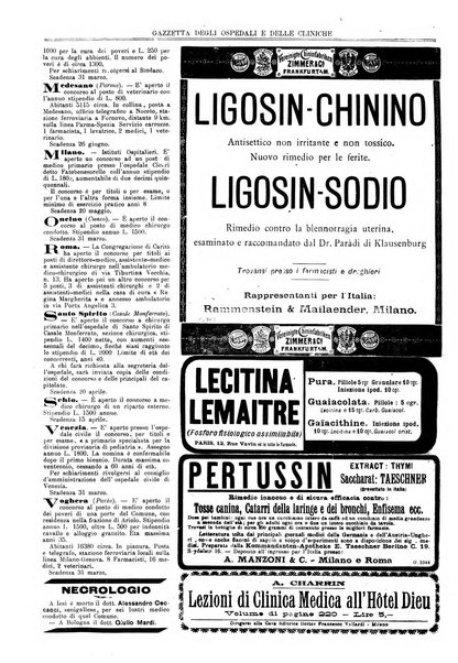 Gazzetta degli ospedali e delle cliniche