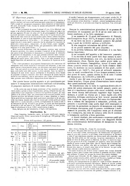 Gazzetta degli ospedali e delle cliniche