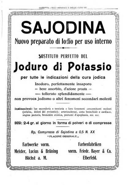 Gazzetta degli ospedali e delle cliniche