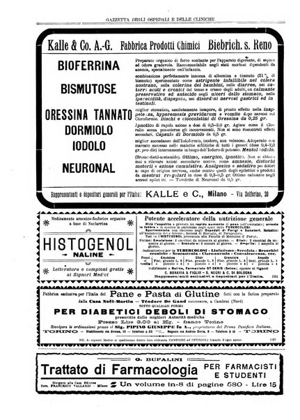 Gazzetta degli ospedali e delle cliniche