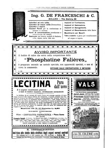 Gazzetta degli ospedali e delle cliniche