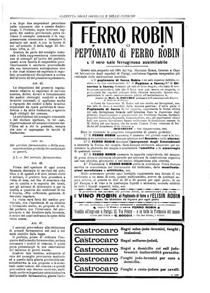 Gazzetta degli ospedali e delle cliniche