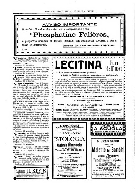 Gazzetta degli ospedali e delle cliniche