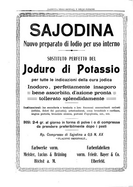 Gazzetta degli ospedali e delle cliniche