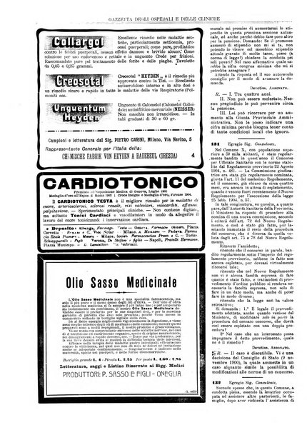 Gazzetta degli ospedali e delle cliniche