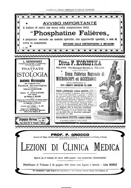 Gazzetta degli ospedali e delle cliniche