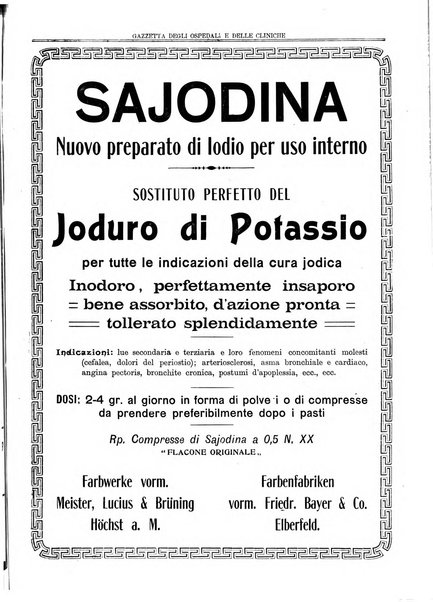 Gazzetta degli ospedali e delle cliniche