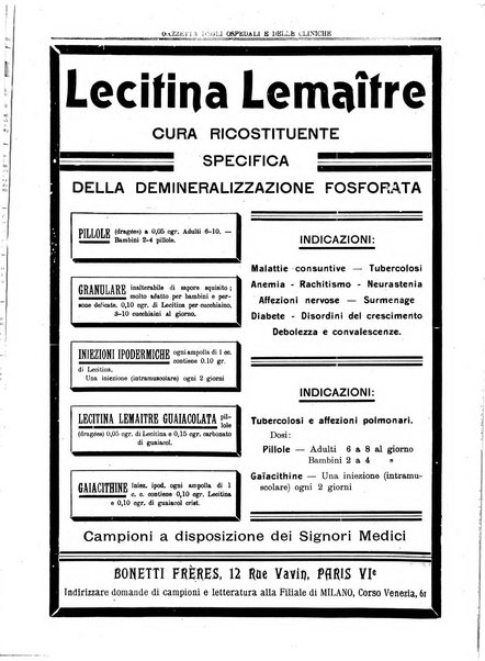 Gazzetta degli ospedali e delle cliniche