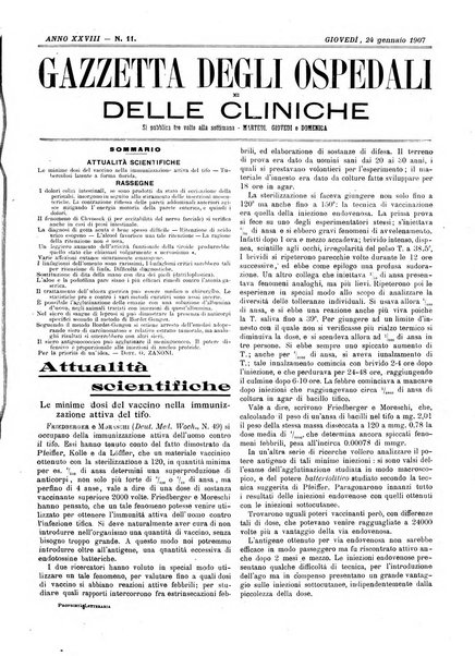 Gazzetta degli ospedali e delle cliniche