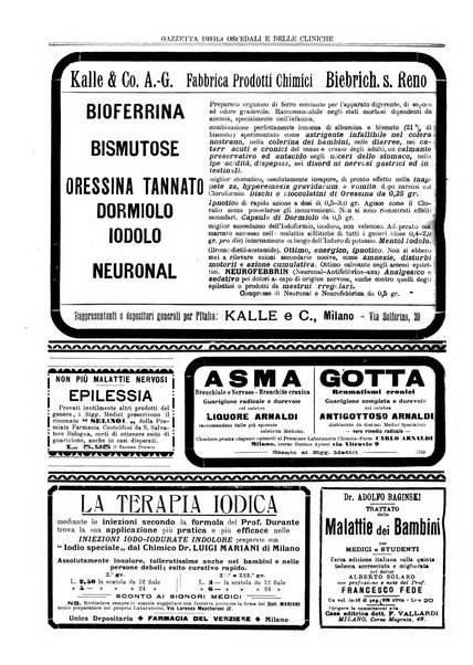 Gazzetta degli ospedali e delle cliniche