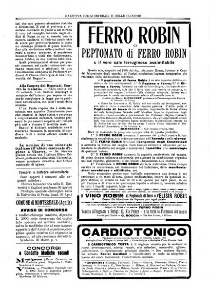 Gazzetta degli ospedali e delle cliniche