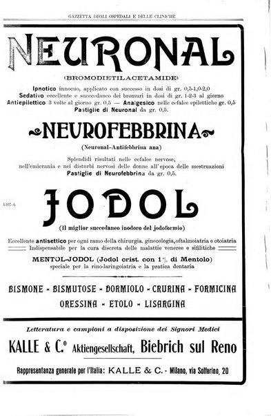 Gazzetta degli ospedali e delle cliniche