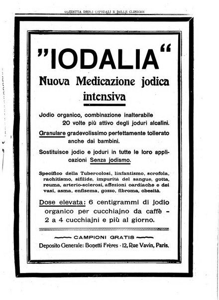 Gazzetta degli ospedali e delle cliniche