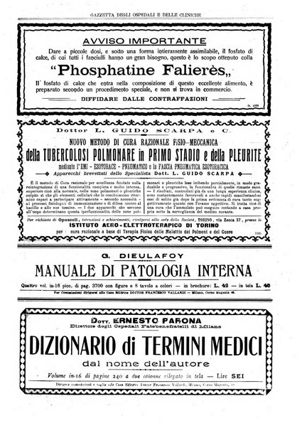 Gazzetta degli ospedali e delle cliniche