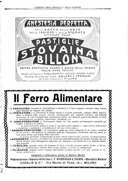 Gazzetta degli ospedali e delle cliniche