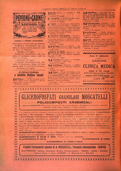 Gazzetta degli ospedali e delle cliniche