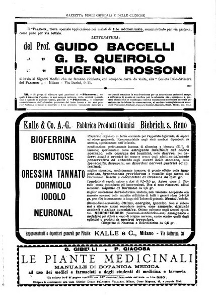 Gazzetta degli ospedali e delle cliniche