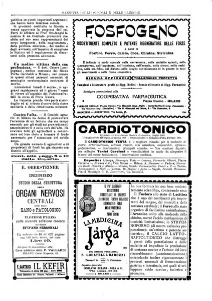 Gazzetta degli ospedali e delle cliniche