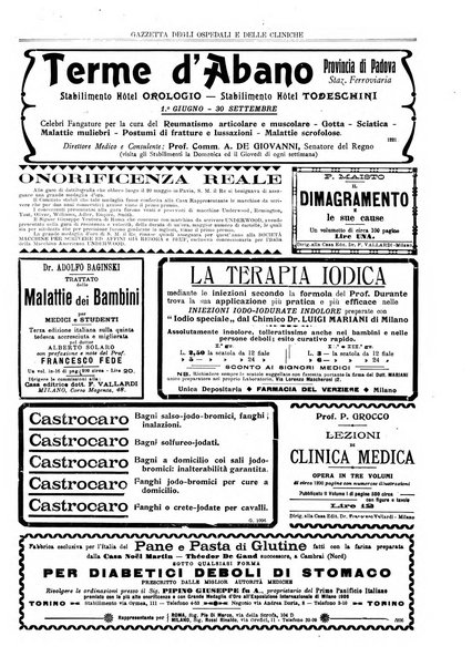 Gazzetta degli ospedali e delle cliniche