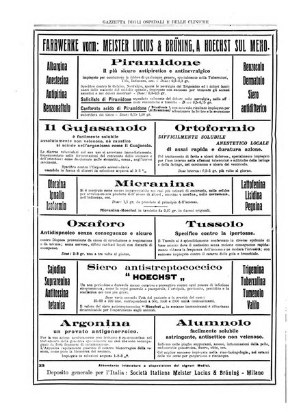 Gazzetta degli ospedali e delle cliniche