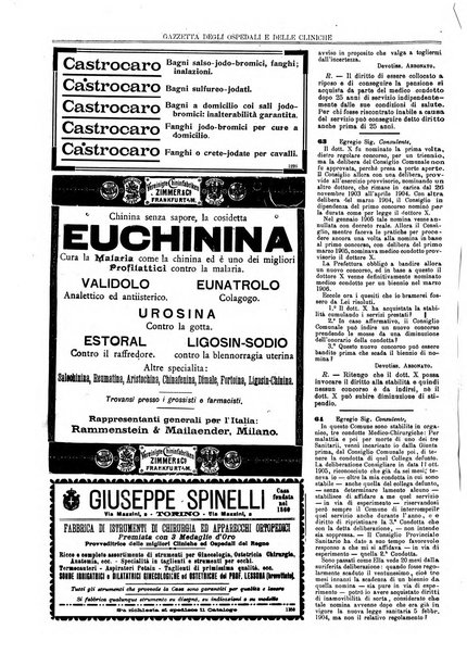 Gazzetta degli ospedali e delle cliniche