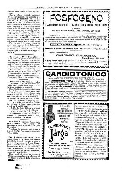 Gazzetta degli ospedali e delle cliniche