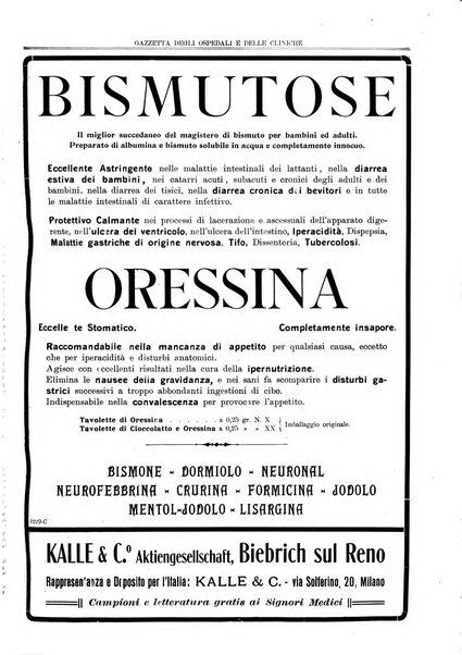 Gazzetta degli ospedali e delle cliniche