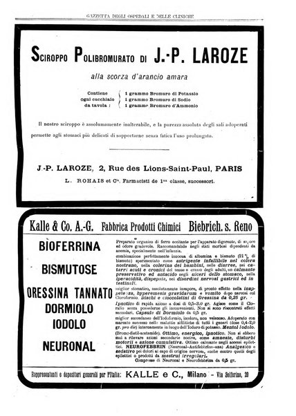 Gazzetta degli ospedali e delle cliniche