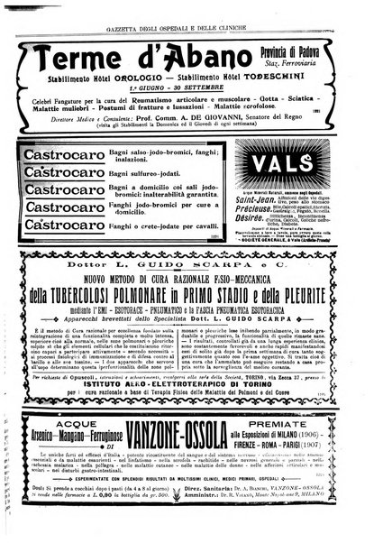 Gazzetta degli ospedali e delle cliniche