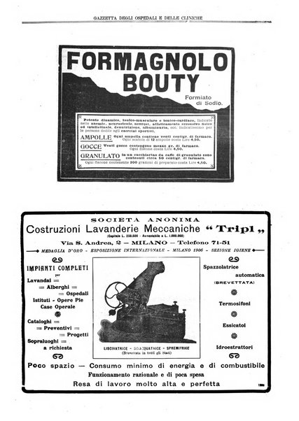 Gazzetta degli ospedali e delle cliniche