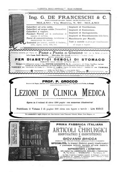 Gazzetta degli ospedali e delle cliniche