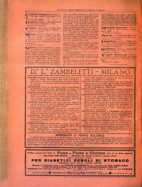 Gazzetta degli ospedali e delle cliniche