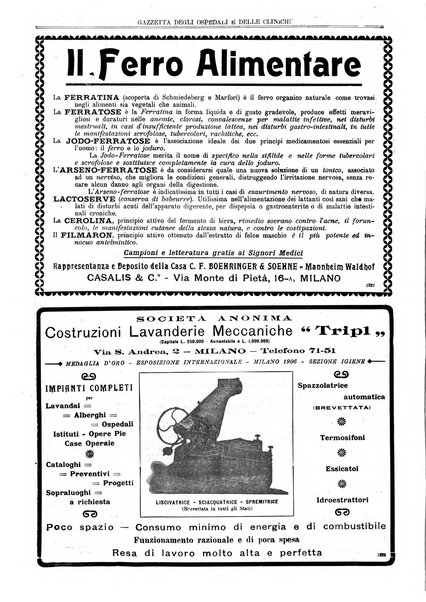 Gazzetta degli ospedali e delle cliniche