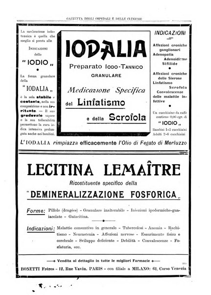 Gazzetta degli ospedali e delle cliniche