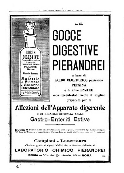 Gazzetta degli ospedali e delle cliniche