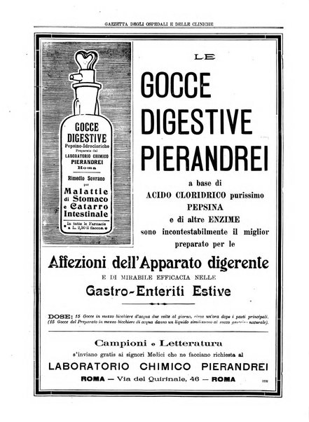 Gazzetta degli ospedali e delle cliniche