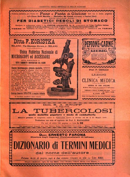 Gazzetta degli ospedali e delle cliniche