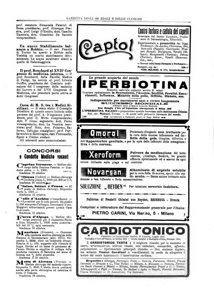 Gazzetta degli ospedali e delle cliniche