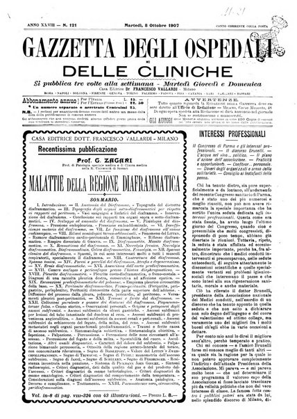 Gazzetta degli ospedali e delle cliniche