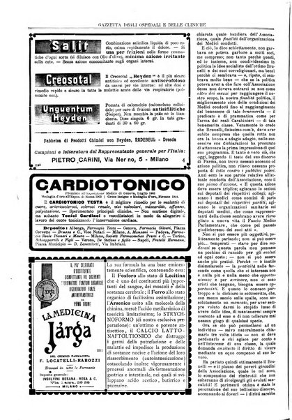 Gazzetta degli ospedali e delle cliniche