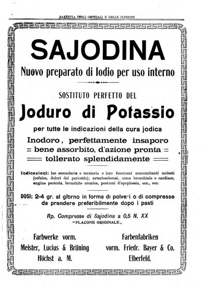 Gazzetta degli ospedali e delle cliniche