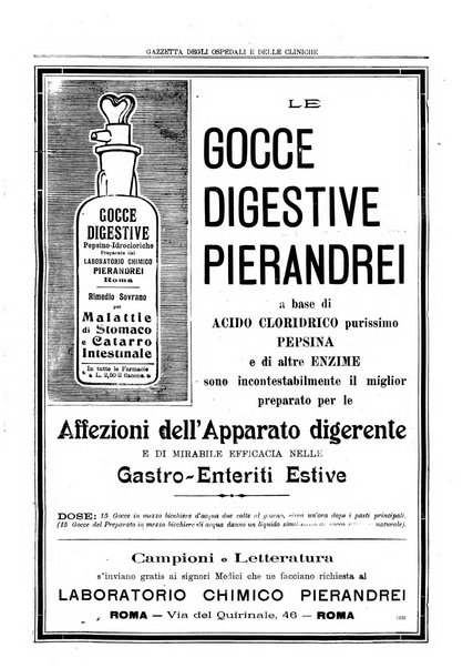 Gazzetta degli ospedali e delle cliniche